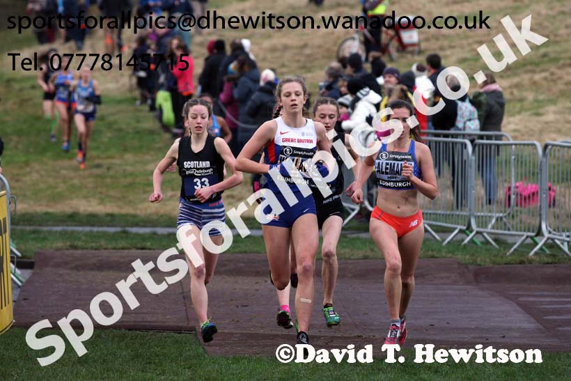 Junior womens Great Edinburgh Cross Country, 2017 Great Edinburgh Cross Country. Photo: David T. Hewitson/Sports for All PIcs